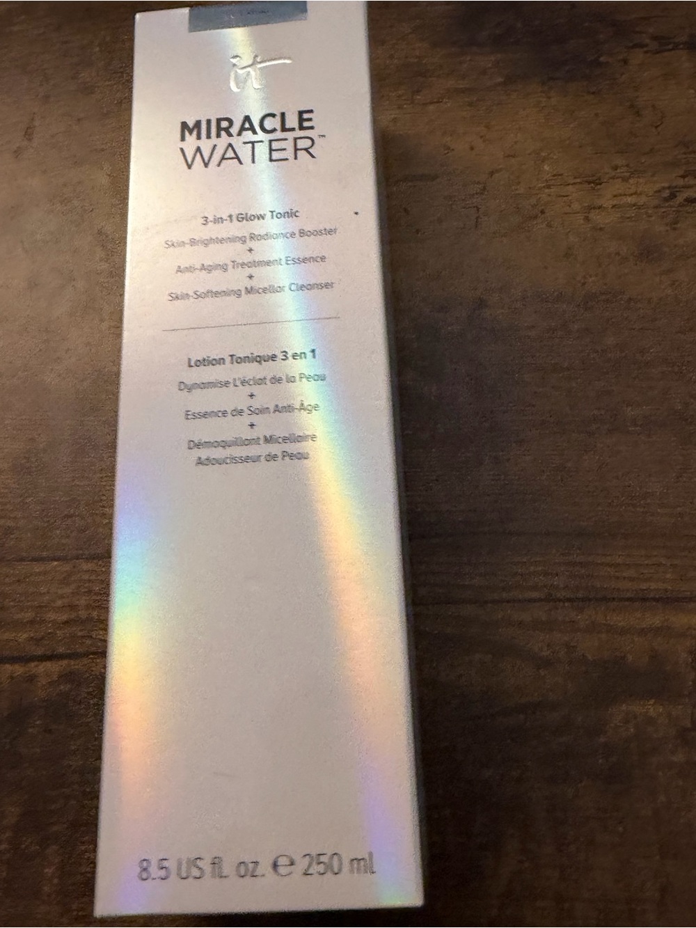 !it jeans Miracle Water 3-in-1 Glow Toner — White with Holographic Accent - Picture 2 of 2